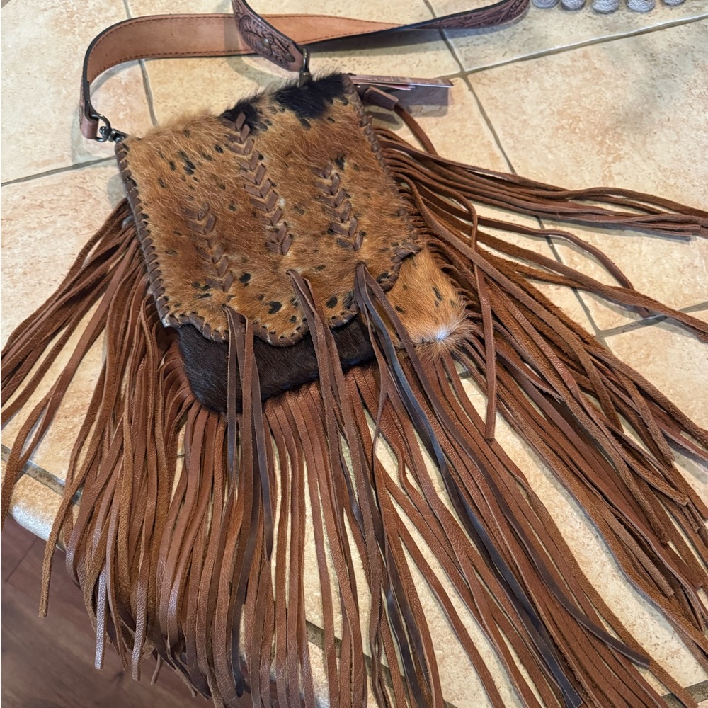 American Darling Fringe Leather Crossbody Bag